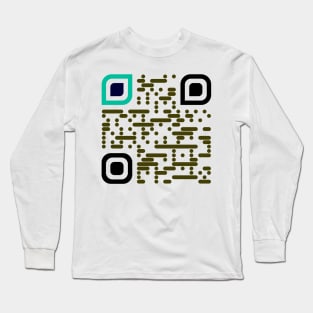 QR Code Long Sleeve T-Shirt